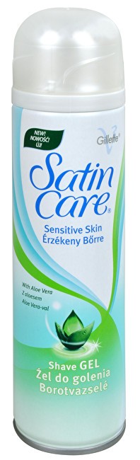 Gillette Satin Care gel 200ml sensitive - Kosmetika Pro ženy Péče o tělo Holení